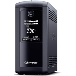 Cyberpower Line Interaktive USV VP700ELCD / 700VA-390W / 4 Ausgänge / Tower-Format