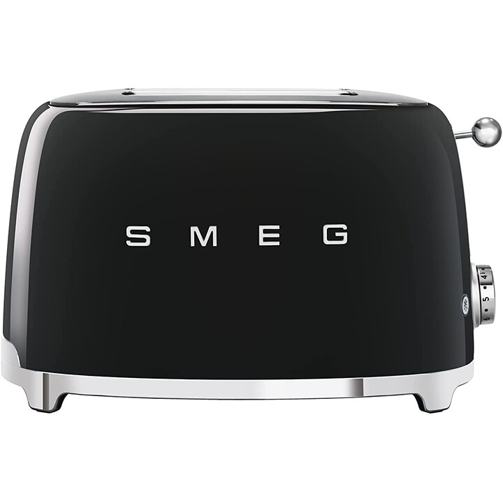 SMEG TOASTER 2x2 50´ STYLE BLACK TSF01BLEU