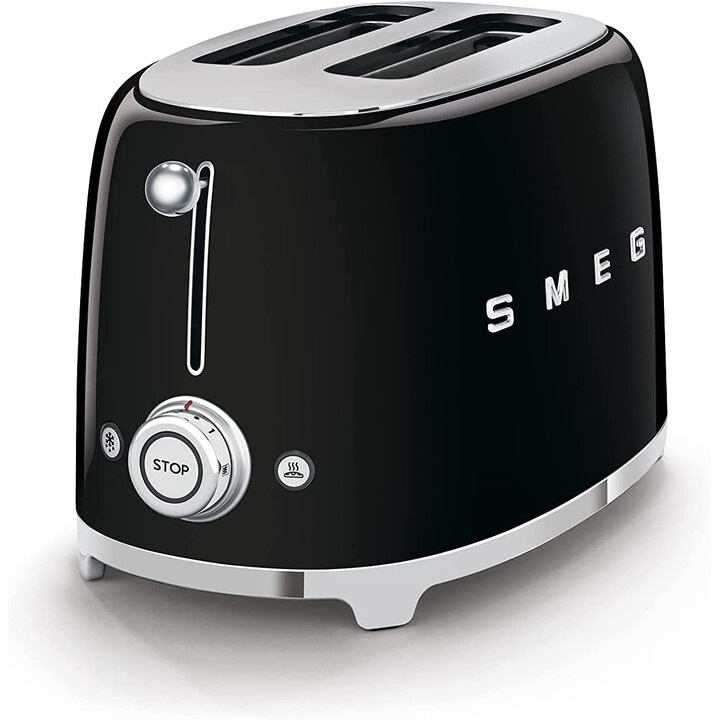 TORRADEIRA SMEG 2x2 50´ ESTILO PRETO TSF01BLEU