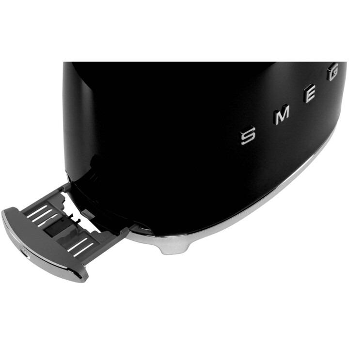 TORRADEIRA SMEG 2x2 50´ ESTILO PRETO TSF01BLEU