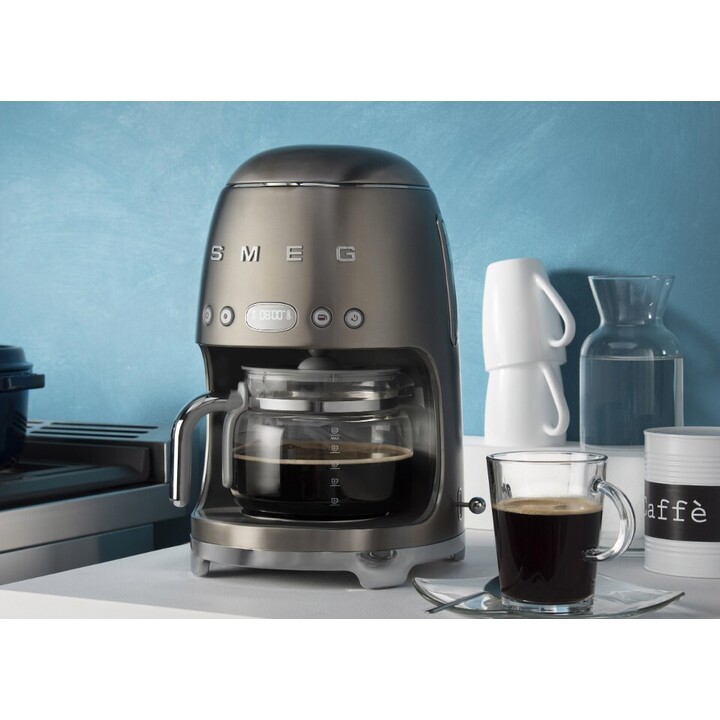 SMEG DRIP COFFEE MAKER 50´STYLE BLACK DCF02BLEU