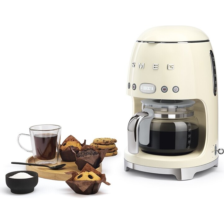 SMEG DRIP COFFEE MAKER 50´STYLE BLACK DCF02BLEU