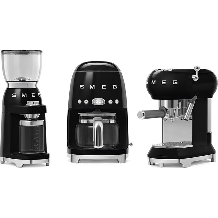 SMEG DRIP COFFEE MAKER 50´STYLE BLACK DCF02BLEU