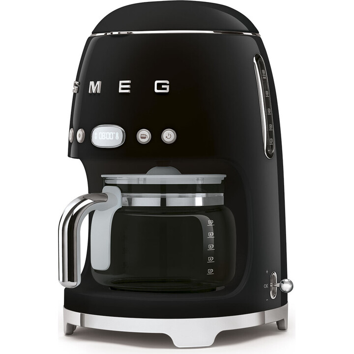 SMEG DRIP Coffee Maker 50´STYLE Negro DCF02BLEU