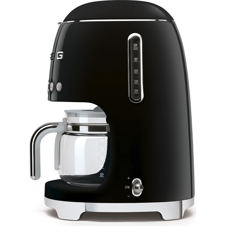 SMEG DRIP COFFEE MAKER 50´STYLE BLACK DCF02BLEU