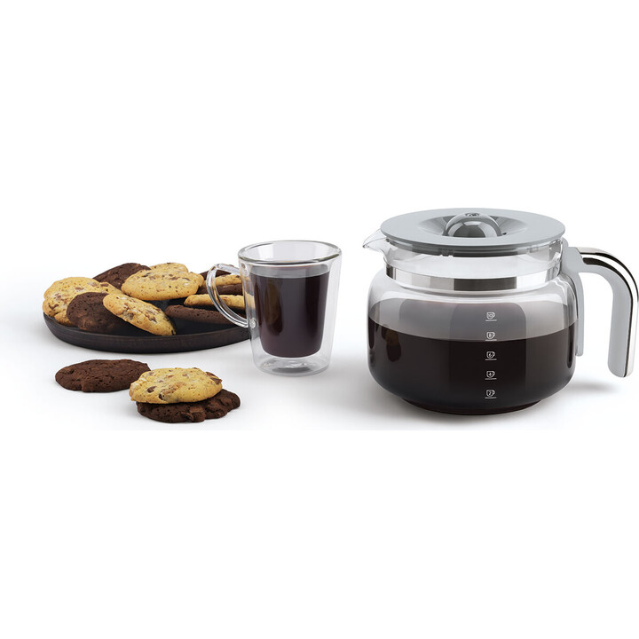SMEG KAFFEEMASCHINE TROPFFILTER SCHWARZ DCF02BLEU