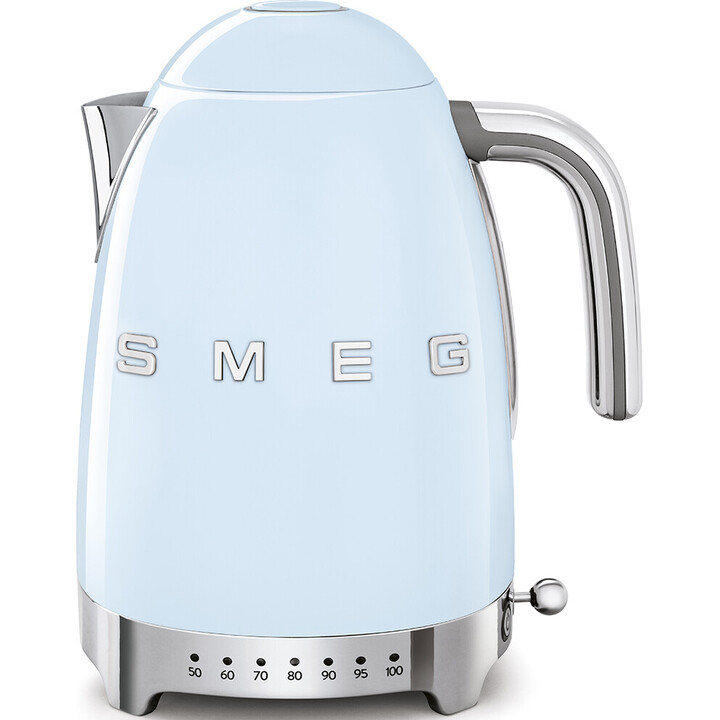 Chaleira eléctrica SMEG estilo 50'style Pastel Blue
