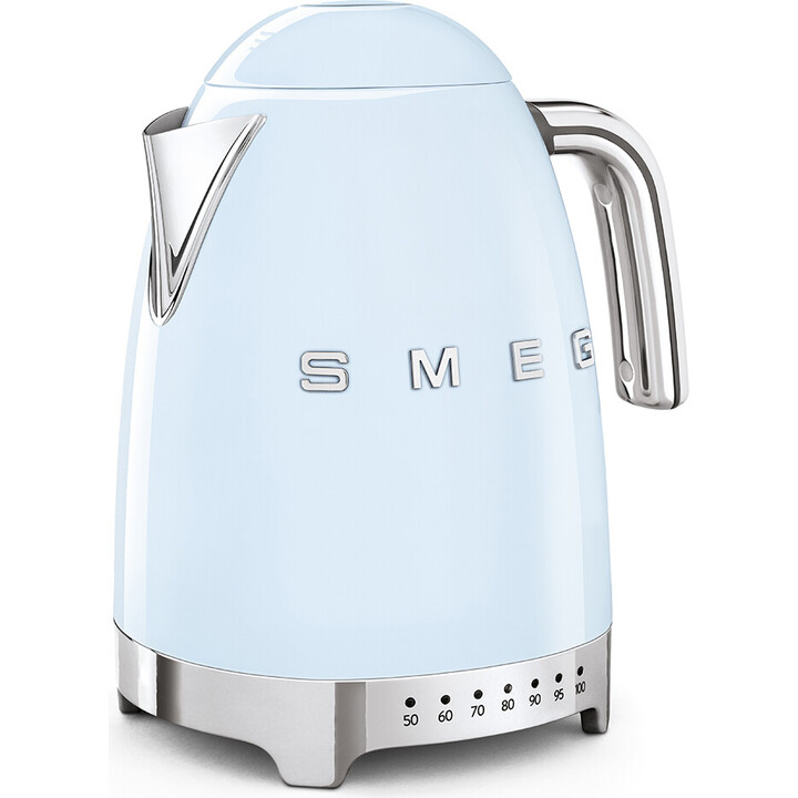 Chaleira eléctrica SMEG estilo 50'style Pastel Blue