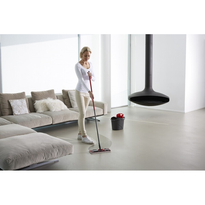 Vileda Ultramax Mop fregona Fibra Húmedo Negro, Rojo