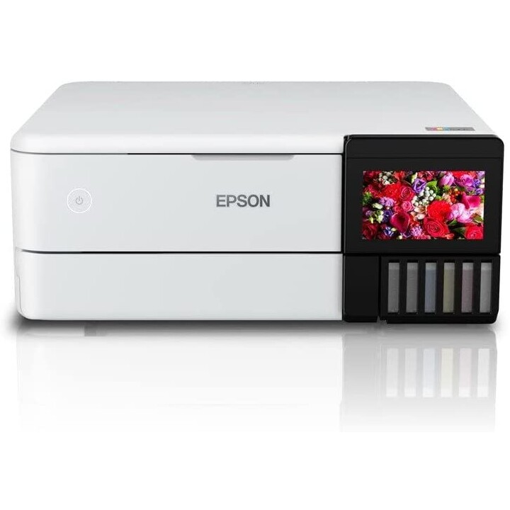 Multifunzione ricaricabile a colori Epson Ecotank ET-8500 WiFi / Duplex / Bianco