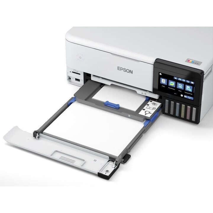Multifunzione ricaricabile a colori Epson Ecotank ET-8500 WiFi / Duplex / Bianco
