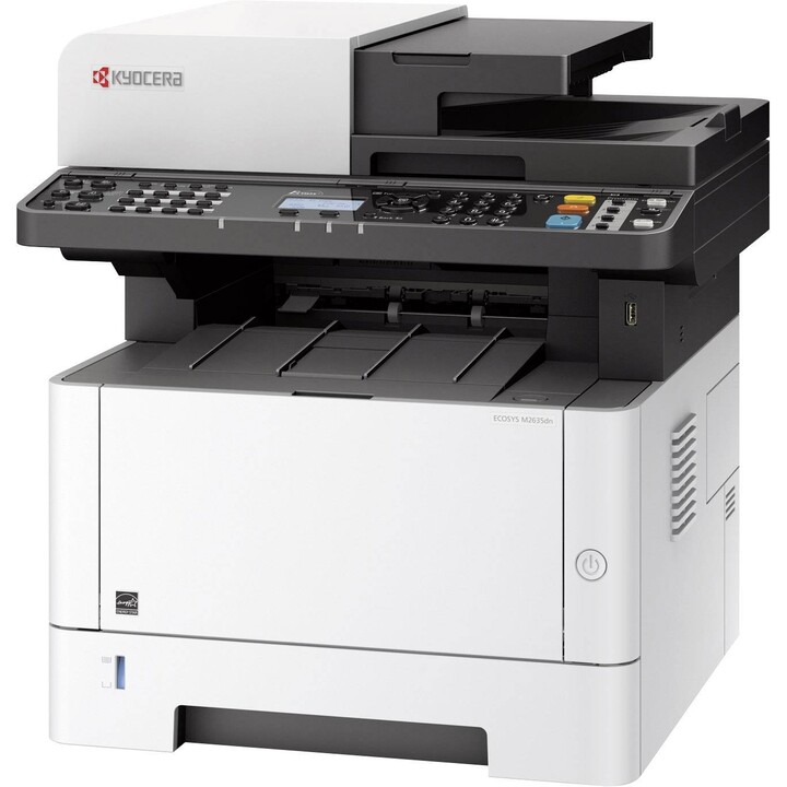 KYOCERA Klimaschutz-System ECOSYS M2635dn Laser-Multifunktionsgerät s/w (A4, 4in1, Drucker, Scanner, Kopierer, Fax)