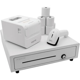 PACKUNG FÜR CA. IMP POS + DRAWER + READER + Weiss PAPER