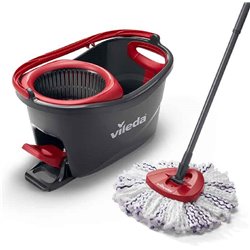 Vileda 4023103227446 mop, mop and bucket Single tank Black, Red