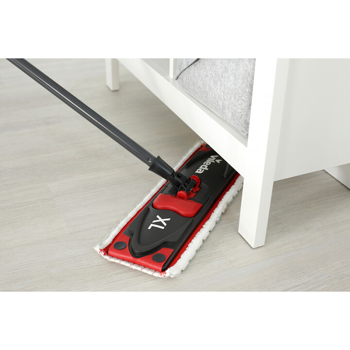 Vileda Ultramat Turbo XL fregona Seca y húmeda Microfibra Negro, Rojo