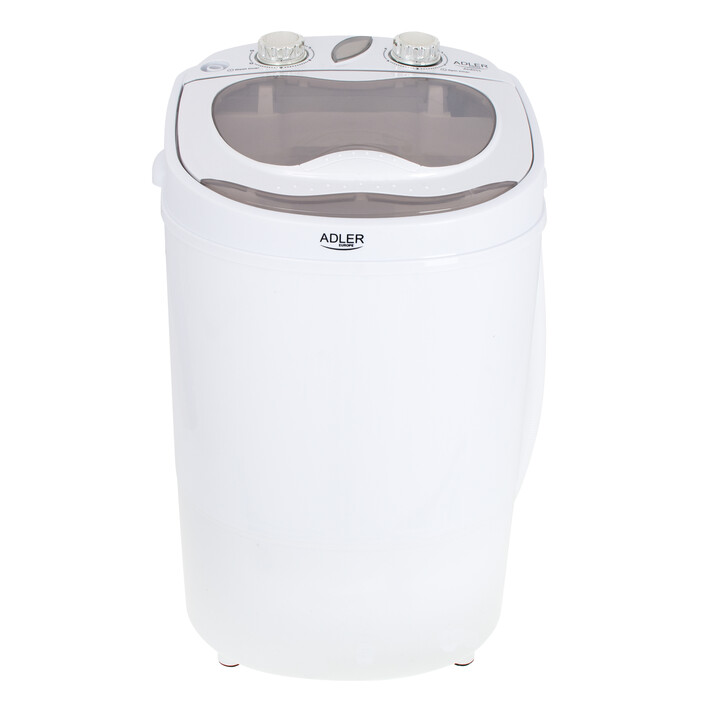 Adler AD 8055 lavadora Carga superior 3 kg Crema de color, Blanco