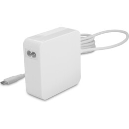 Adaptador de corriente USB-C de 96 W, PD (máx. 96 W), cable de alimentación fijo de 1,5 m, cable de CA de 1,5 m, blanco