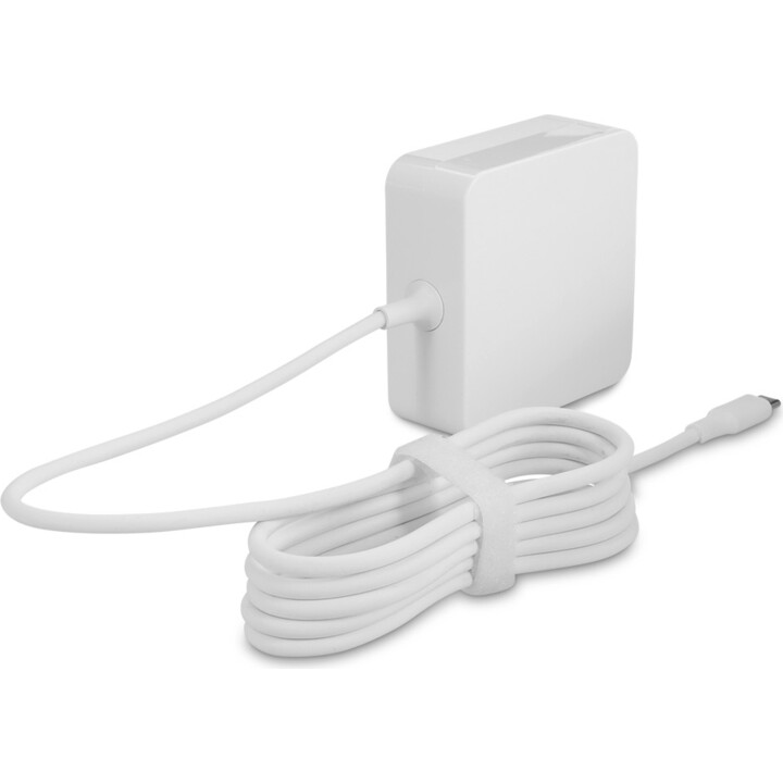USB-C-Netzteil 96 W, PD (max. 96 W), festes Stromkabel 1,5 m, AC-Kabel 1,5 m, weiß