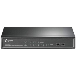 TP-LINK TL-SF1008LP Netzwerk-Switch Unmanaged Fast Ethernet (10/100) Power over Ethernet (PoE) Schwarz