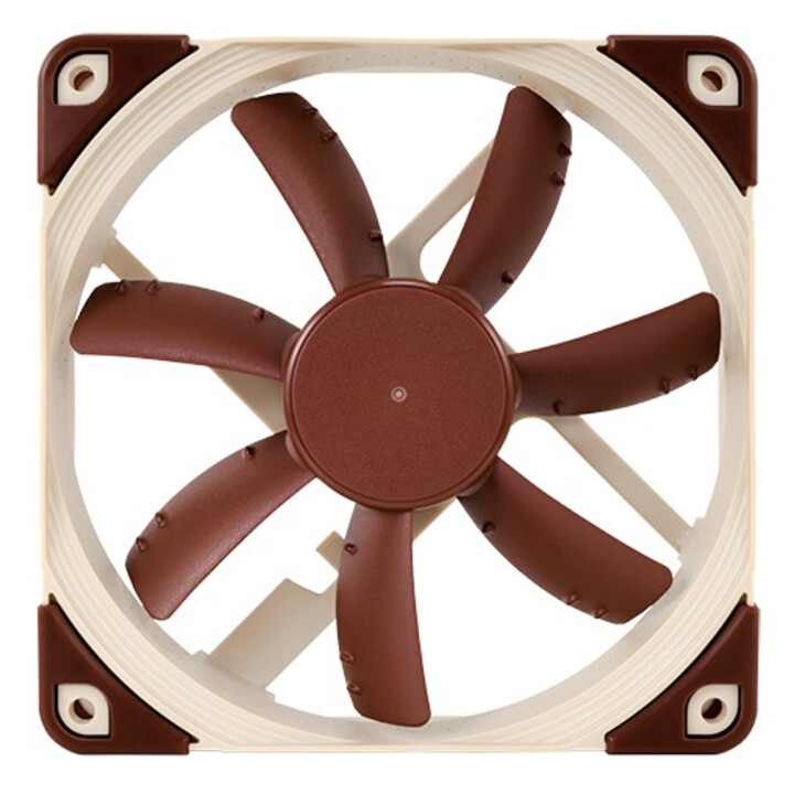 Noctua NF-S12A ULN Carcasa del ordenador Ventilador 12 cm Beige, Marrón