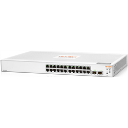 Commutateur HPE Aruba Instant On 1830 24G 2SFP UE sans ventilateur 0dB (24 ports RJ-45 10/100/1000 JL812A)