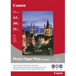 Canon SG-201 Photo Paper Plus acetinado brilhante A4 210x297mm 260 g/m² - 20 folhas