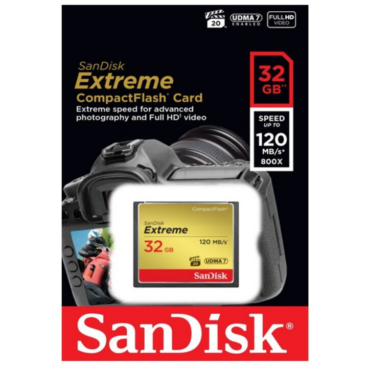 Sandisk 32GB Extreme Flash Memory CompactFlash