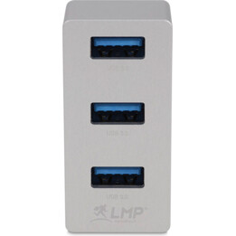 USB-C Tiny Hub, 3 port USB-A hub - Silver