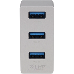 USB-C Tiny Hub, USB-A-Hub mit 3 Anschlüssen – Silber