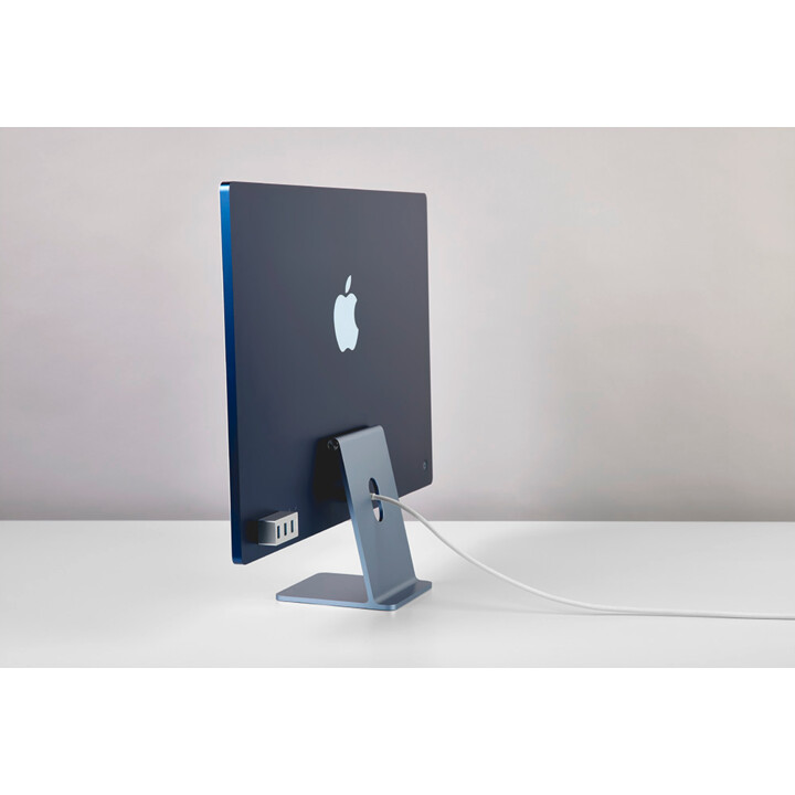 USB-C Tiny Hub, 3 port USB-A hub - Silver