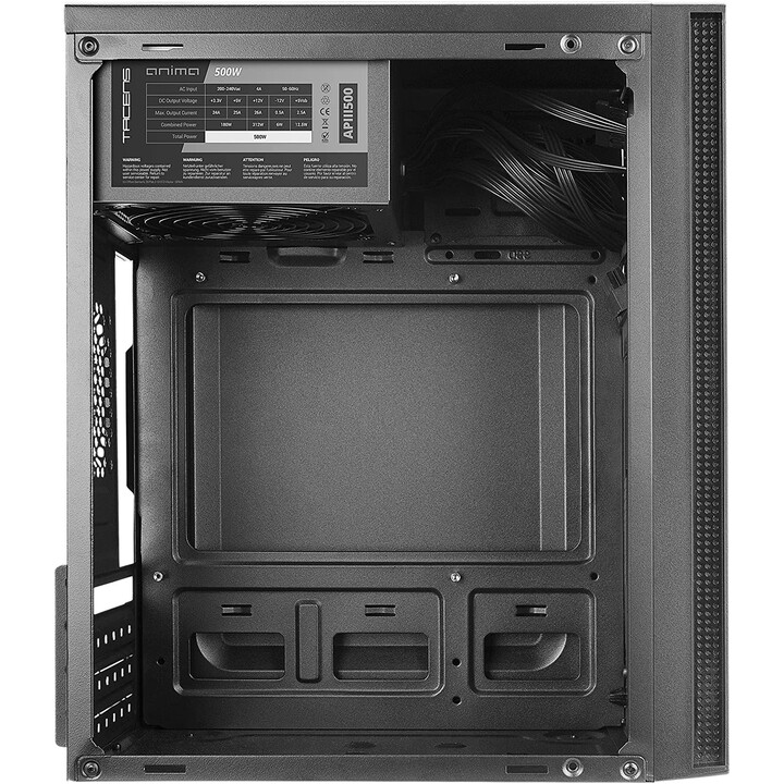Caixa Minitorre Anima AC5500 com fonte de alimentação de 500 W
