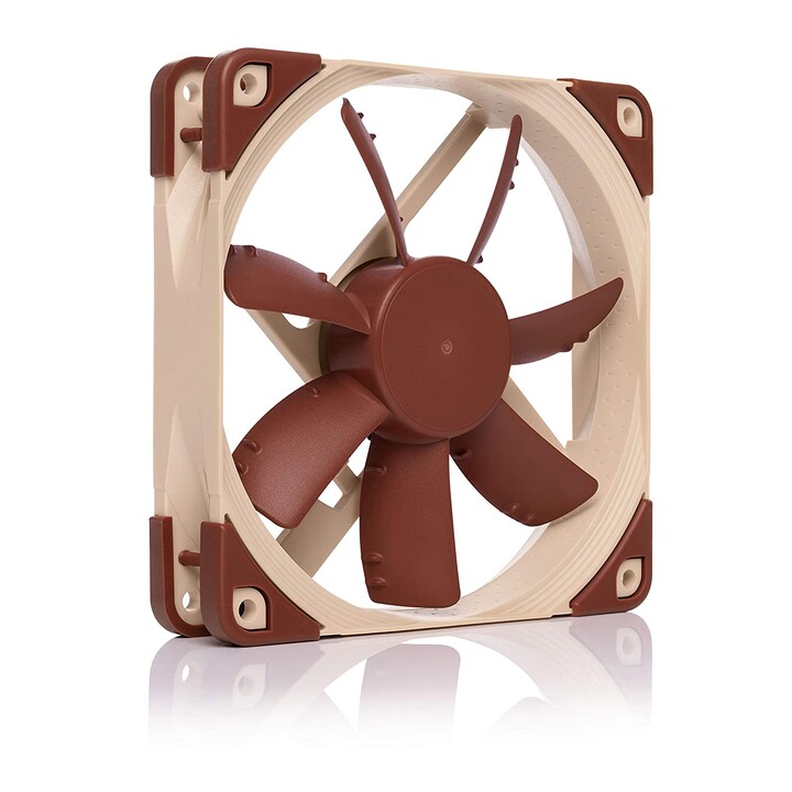 Noctua NF-S12A ULN Carcasa del ordenador Ventilador 12 cm Beige, Marrón