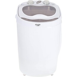Lavatrice Adler AD 8055 Carica dall'alto 3 kg Crema, Bianco