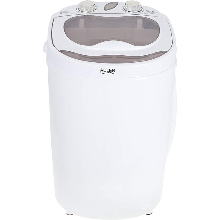 Lavatrice Adler AD 8055 Carica dall'alto 3 kg Crema, Bianco