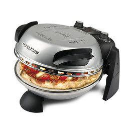G3 Ferrari Delizia Pizzamacher/Ofen 1 Pizza/Pizzen 1200 W Silber