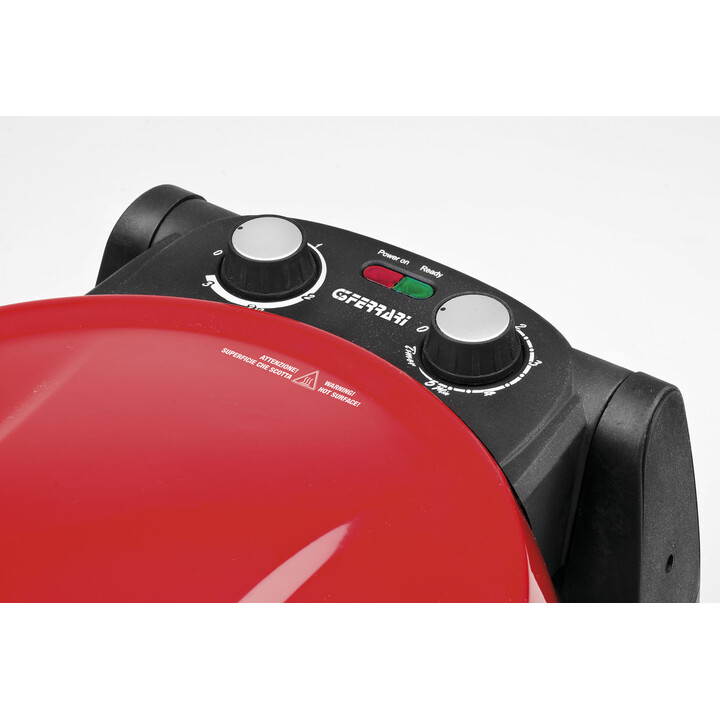 G3 Ferrari G10032 Pizzamacher/Ofen 1 Pizza/Pizzen 1200 W Schwarz , Rot