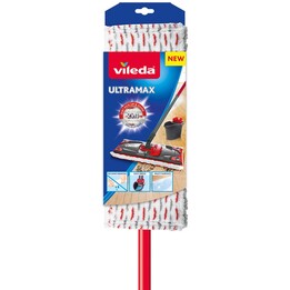 Vileda Ultramax Serpillière Microfibre 7 x 14 x 105 cm 0.79" Rouge Blanc