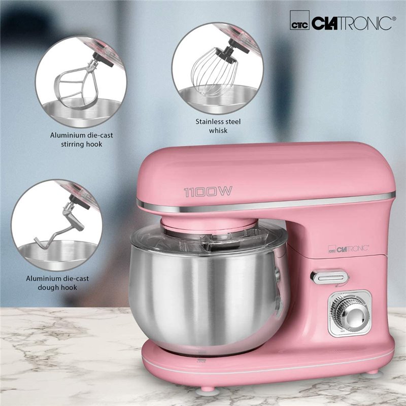 Robot da cucina Clatronic KM 3711 5 L Rosa 1100 W