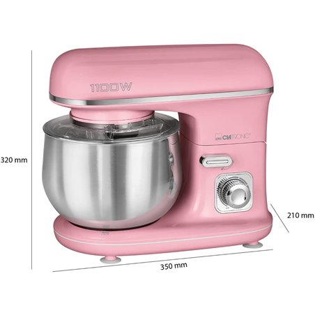 Robot da cucina Clatronic KM 3711 5 L Rosa 1100 W