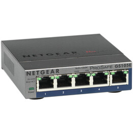 Netgear GS105E-200PES Netzwerk-Switch Managed L2/L3 Gigabit Ethernet (10/100/1000) Grau