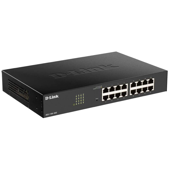D-Link DGS-1100-24PV2 commutateur réseau Géré Gigabit Ethernet (10/100/1000) Connexion Ethernet, supportant l'alimentation via 