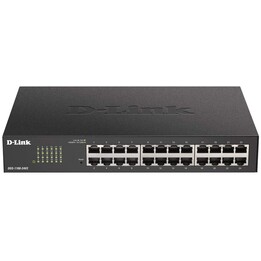 D-Link DGS-1100-24V2 switch Gestionado Gigabit Ethernet (10/100/1000) 1U Negro