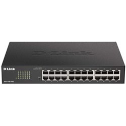 Switch Gerenciado Gigabit Ethernet D-Link DGS-1100-24V2 (10/100/1000) 1U Preto