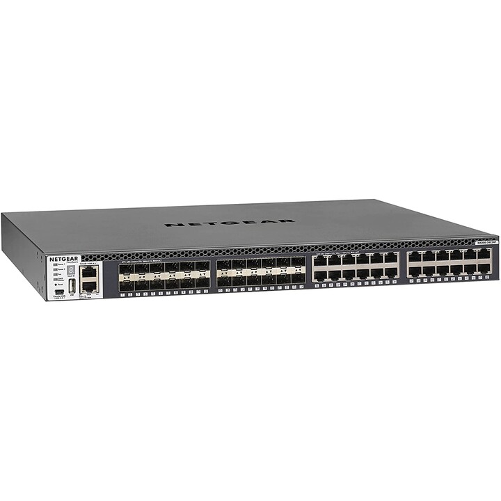 Netgear M4300-24X24F Gestionado L2/L3/L4 10G Ethernet (100/1000/10000) 1U Negro