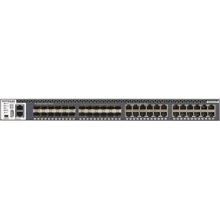 Netgear M4300-24X24F Gestionado L2/L3/L4 10G Ethernet (100/1000/10000) 1U Negro