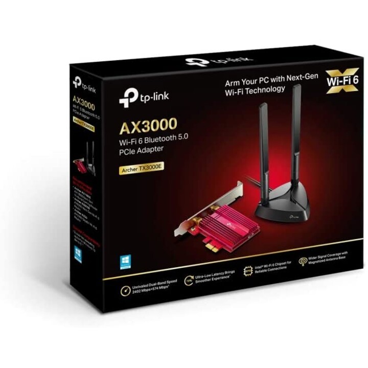 Carte réseau sans fil-PCI Express TP-Link Archer TX3000E/ 3000Mbps/ 2.4/5GHz