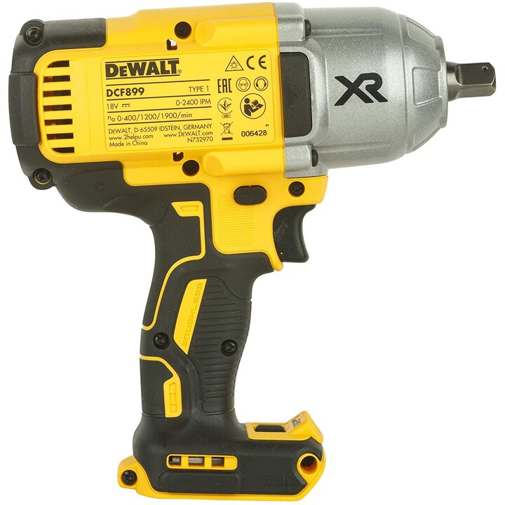 DeWALT DCF899N-XJ clé pneumatique Noir, Jaune 1/2" 1900 tr/min 950 N·m 18 V
