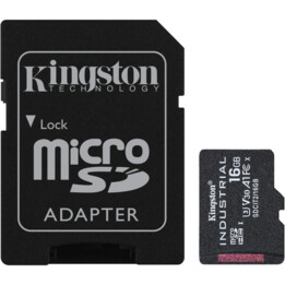 Kingston Technology Industrial 16GB MicroSDHC UHS-I Class 10