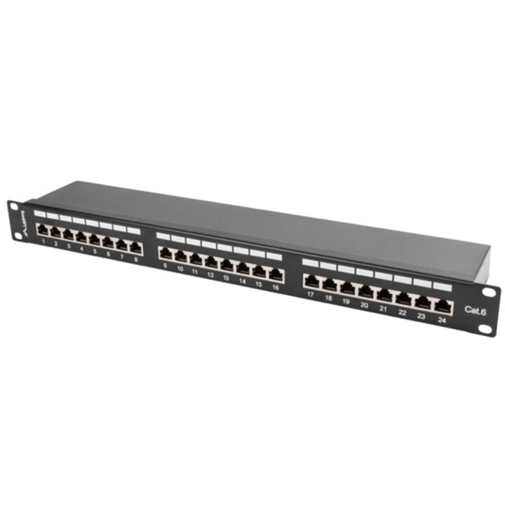 Lanberg PPS6-1024-B panel de parcheo 1U
