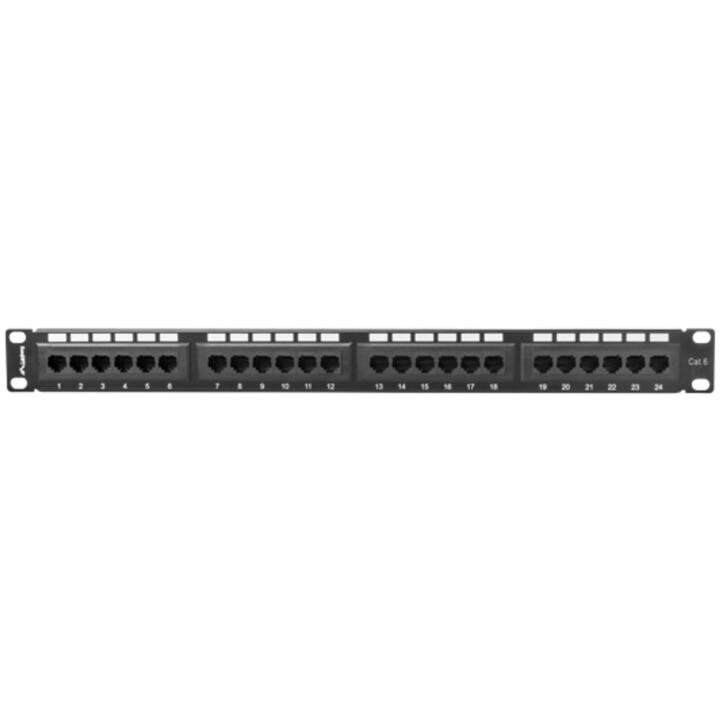 Lanberg PPU6-1024-B panel de parcheo 1U